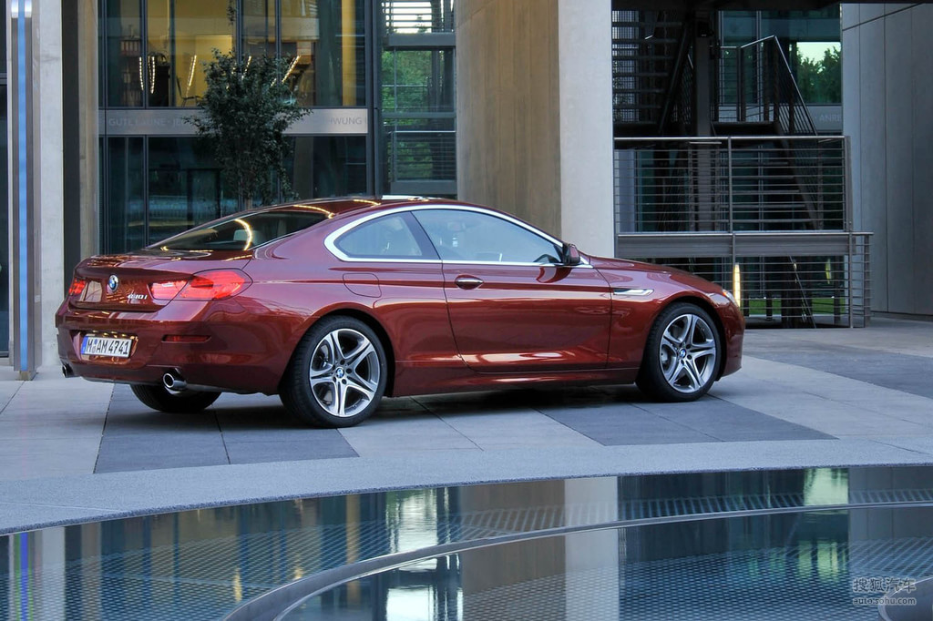 宝马6系双门官方朱砂红t860501图片_图库_搜狐汽车