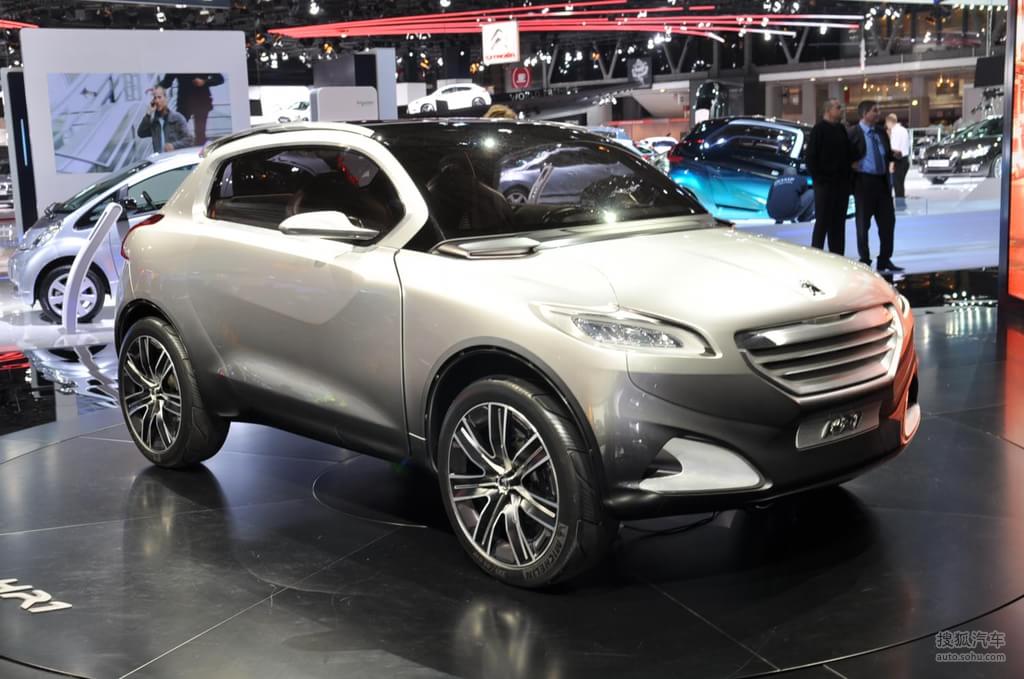 标致hr1概念车巴黎车展实拍