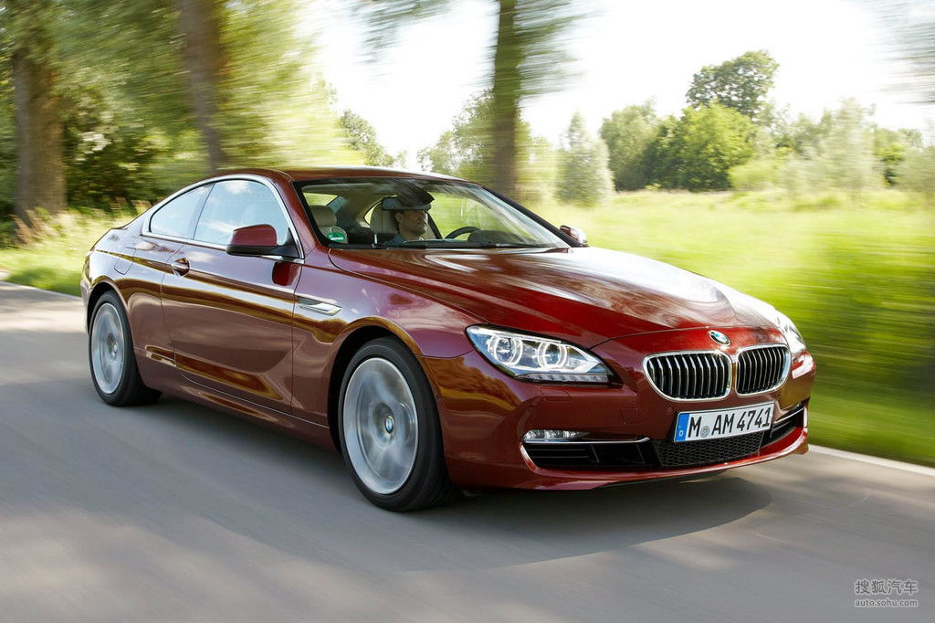 宝马6系双门官方朱砂红t860561高清图片_图库_搜狐汽车