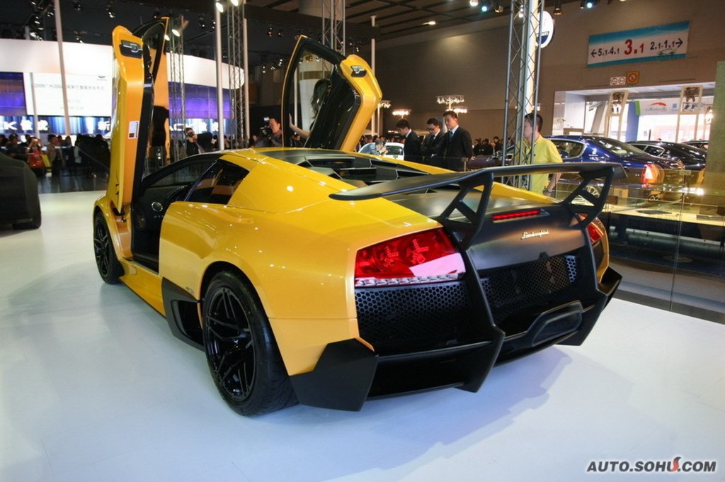 兰博基尼lp670-4 sv车展实拍图片