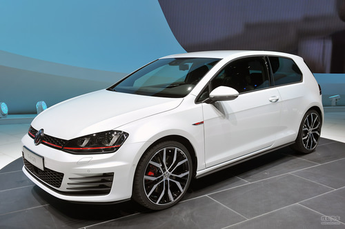 全新大众高尔夫gti日内瓦车展实拍