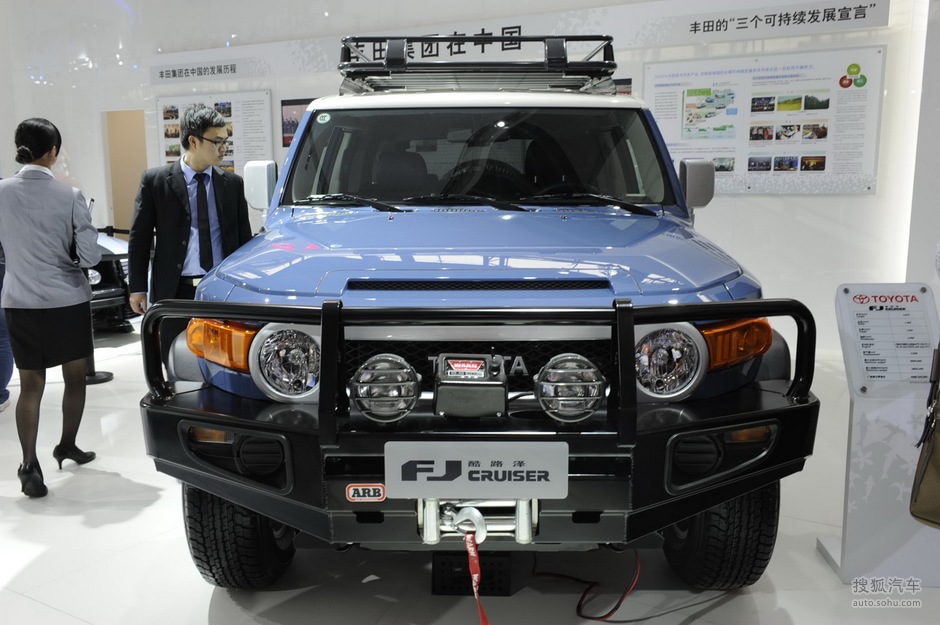 丰田fj酷路泽 车展实拍