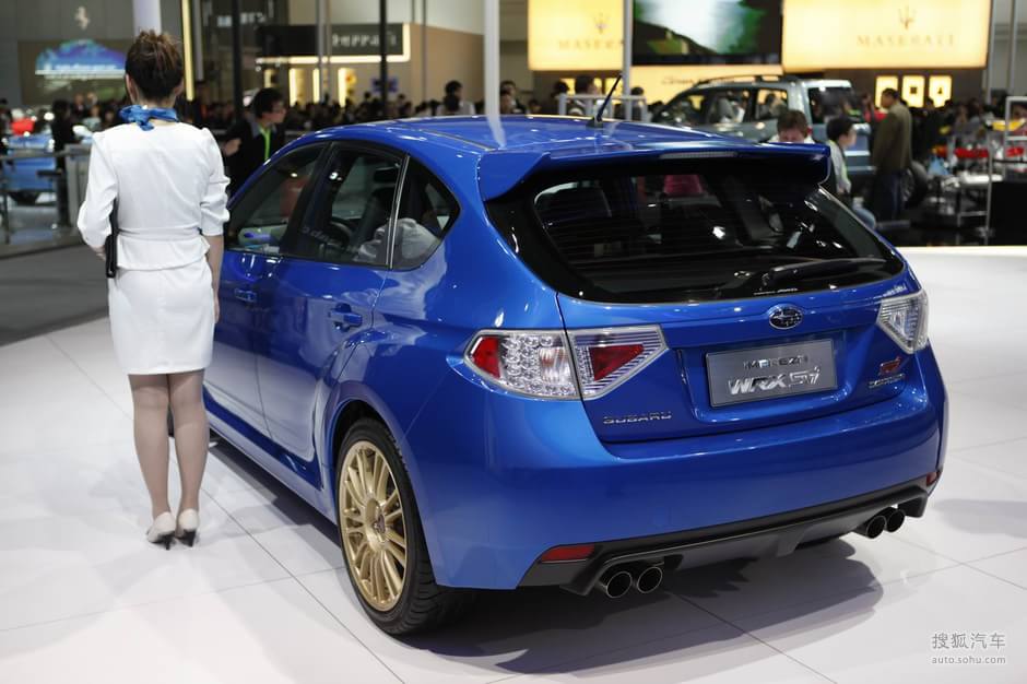 斯巴鲁 斯巴鲁汽车 翼豹两厢 斯巴鲁翼豹sti车展实拍